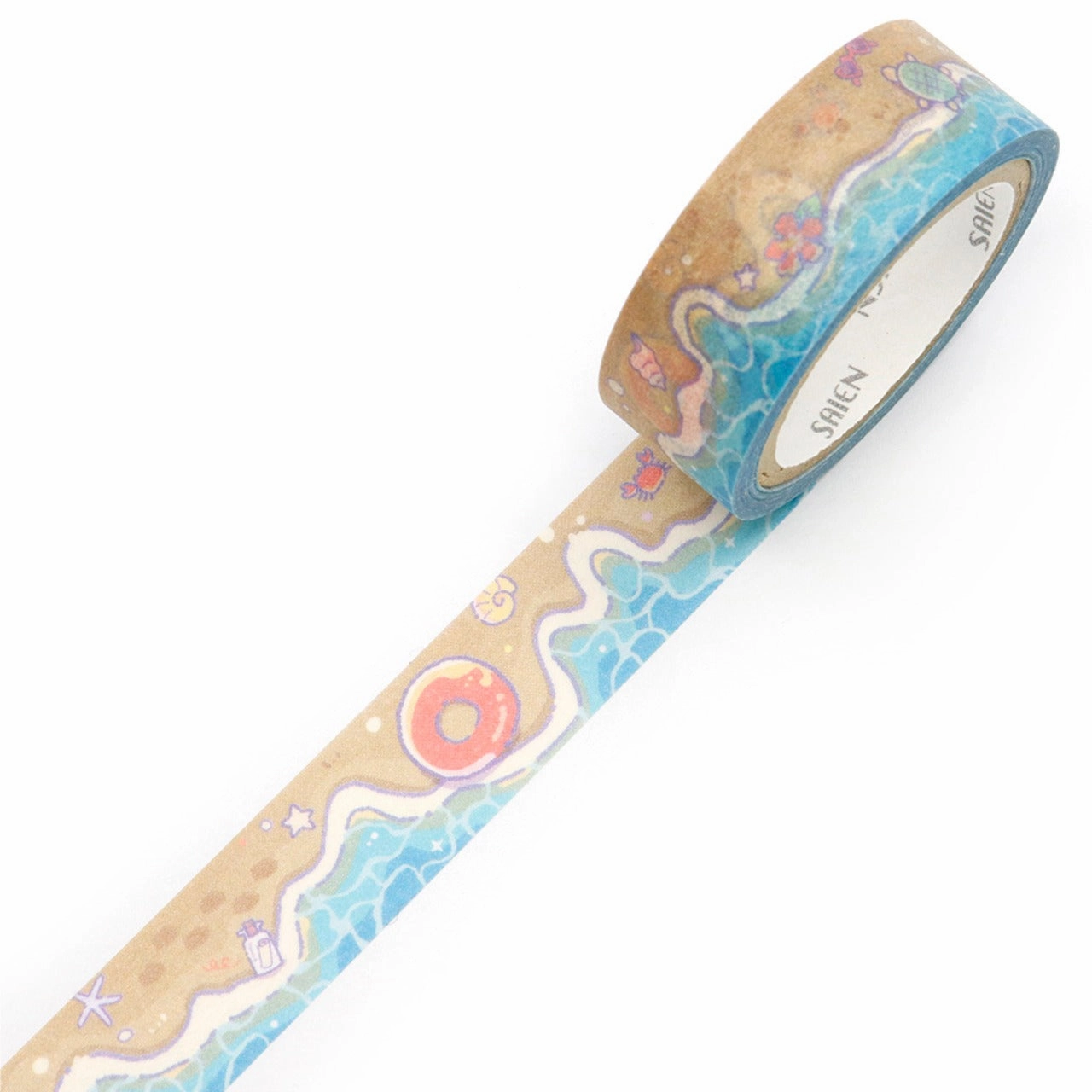 vintage Saien Washi Tape - Beach