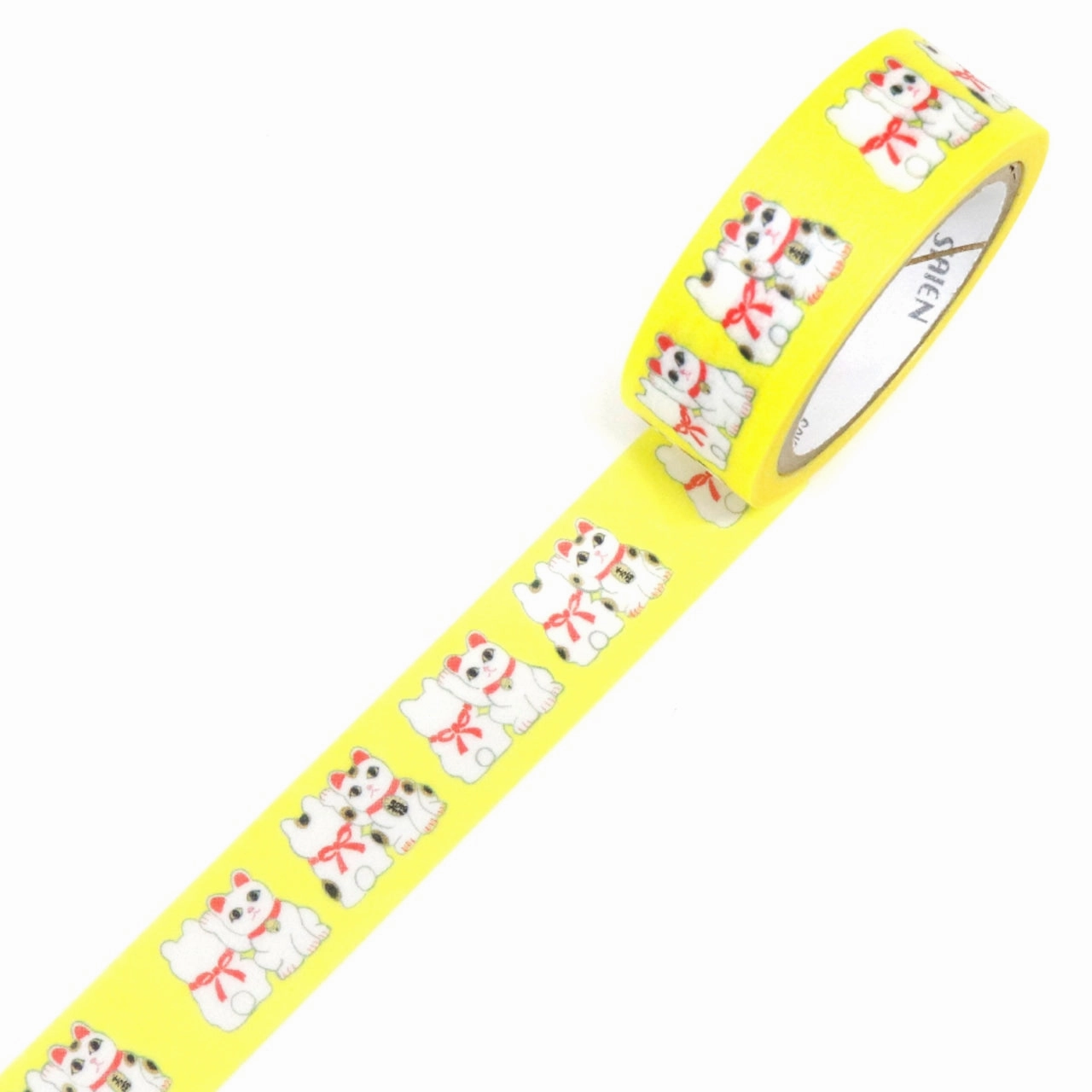 daily Saien Washi Tape - Beckoning Cat