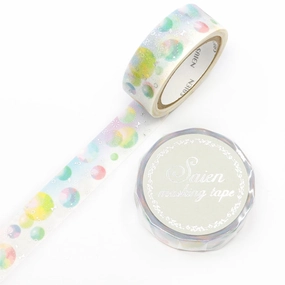 warm Saien Washi Tape - Bubble Sabon