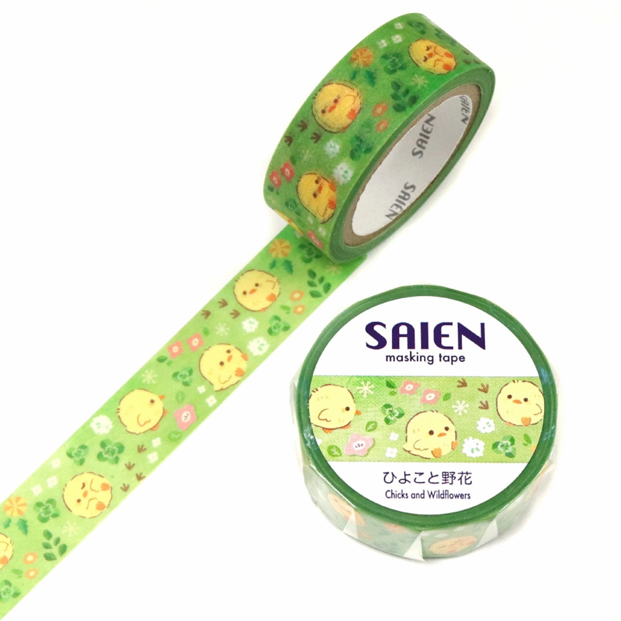 Saien Washi Tape - Chicks And Wildflowers original