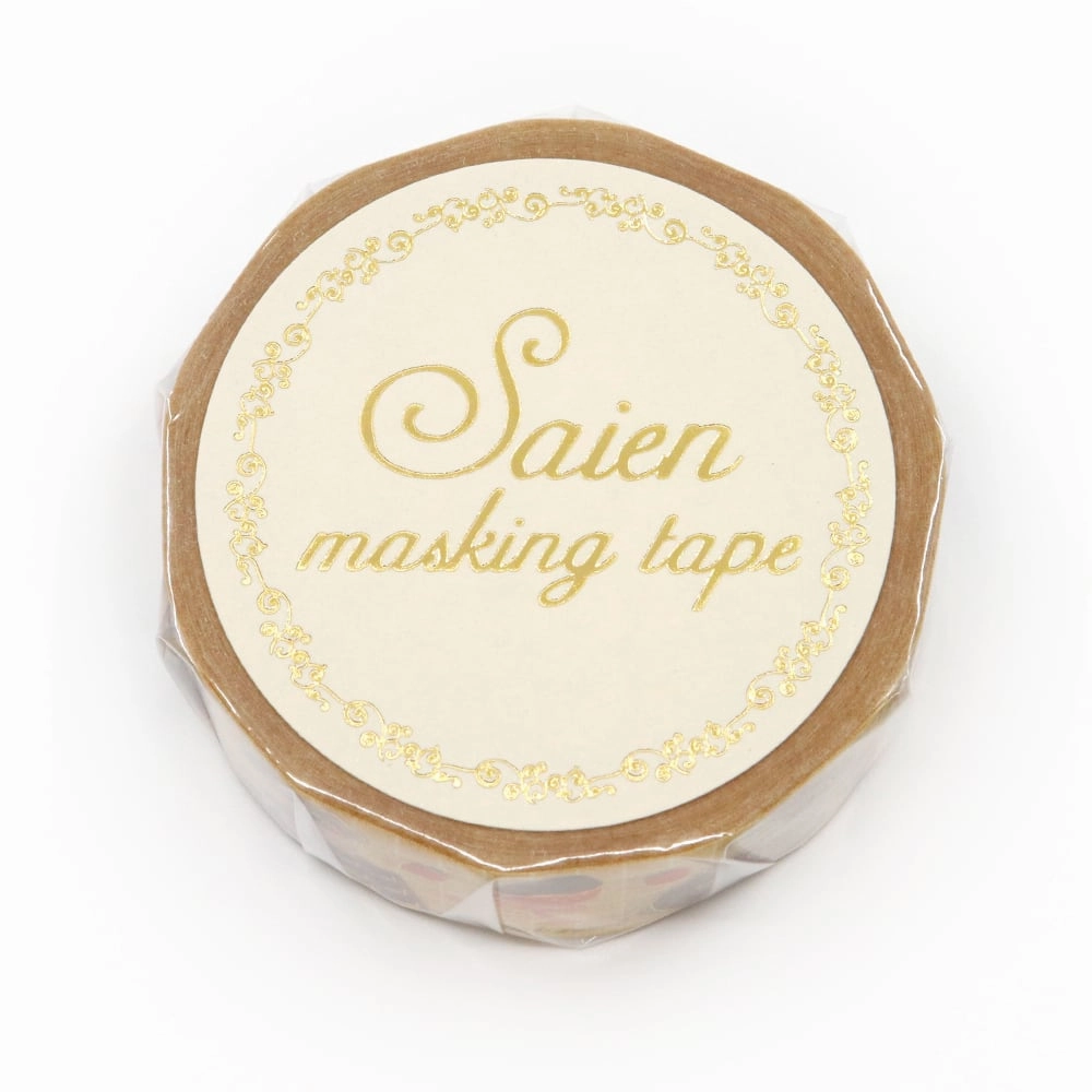 Saien Washi Tape - Chocolate flexible refillable