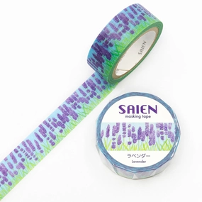 vivid waterproof Saien Washi Tape - Lavender