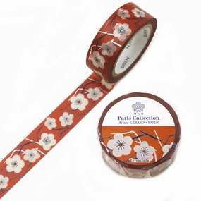 Saien Washi Tape Paris Collection - Terracotta daily