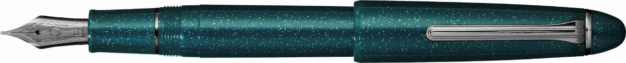 wooden linen Sailor 1911 Large Ringless Galaxy Crab Nebula Fountain Pen