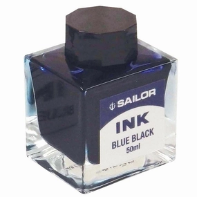 economical Sailor Blue Black Ink - 50Ml