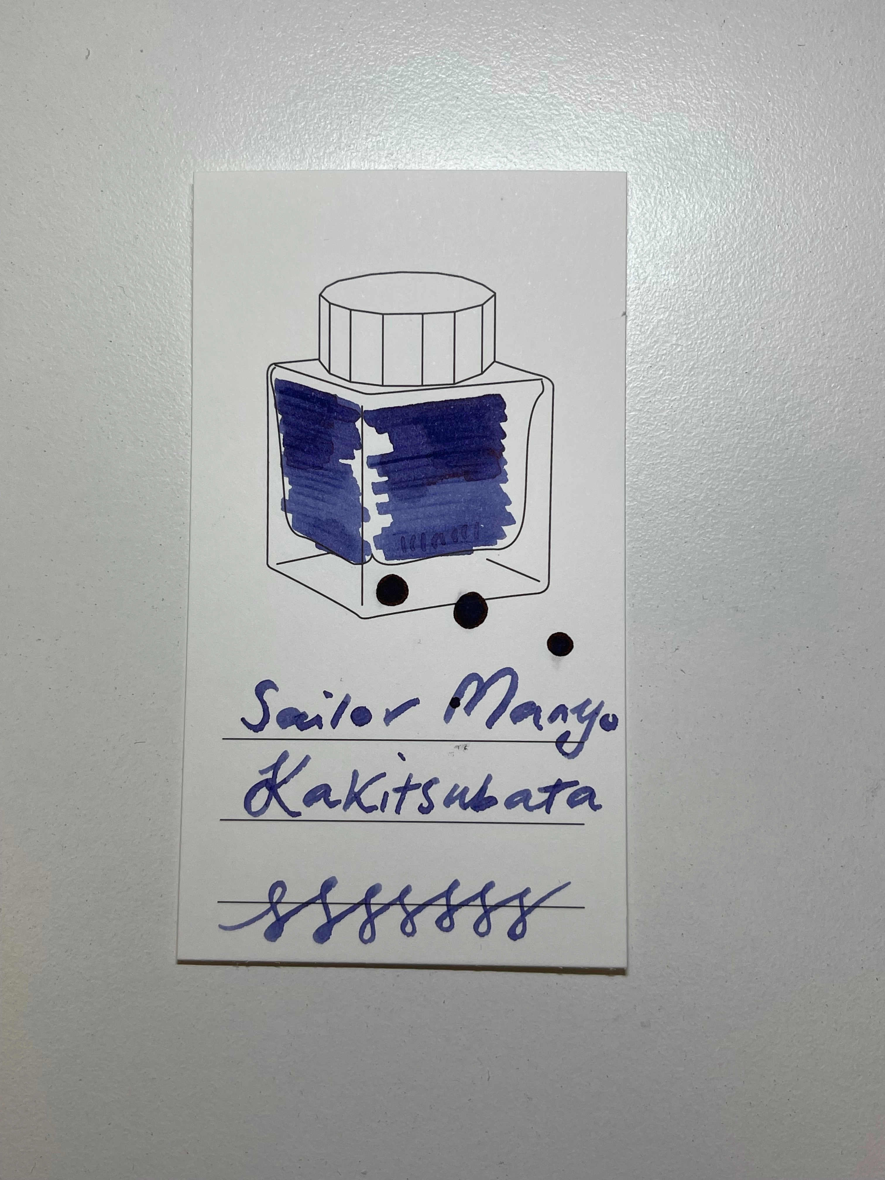 Sailor Manyo Ink - Kakitsubata 50Ml glossy
