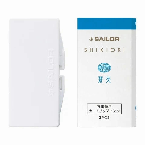 Sailor Shikiori Fountain Pen Ink Cartridges - Souten pastel glossy