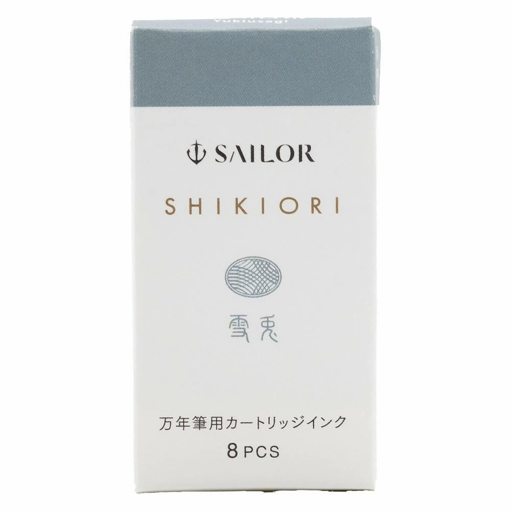 Sailor Shikiori Fountain Pen Ink Cartridges - Yukiusagi classic