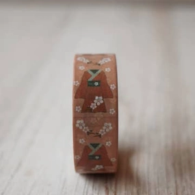 Sakura Flower Kimono Washi Tape narrow waterproof
