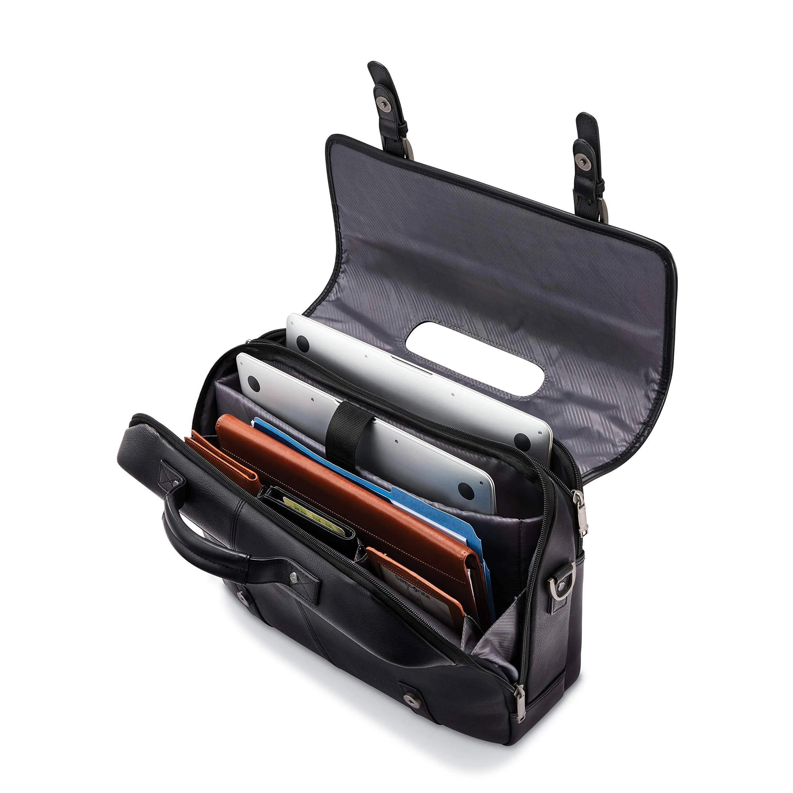 Samsonite Classic Leder Klapptaschen Samsonite