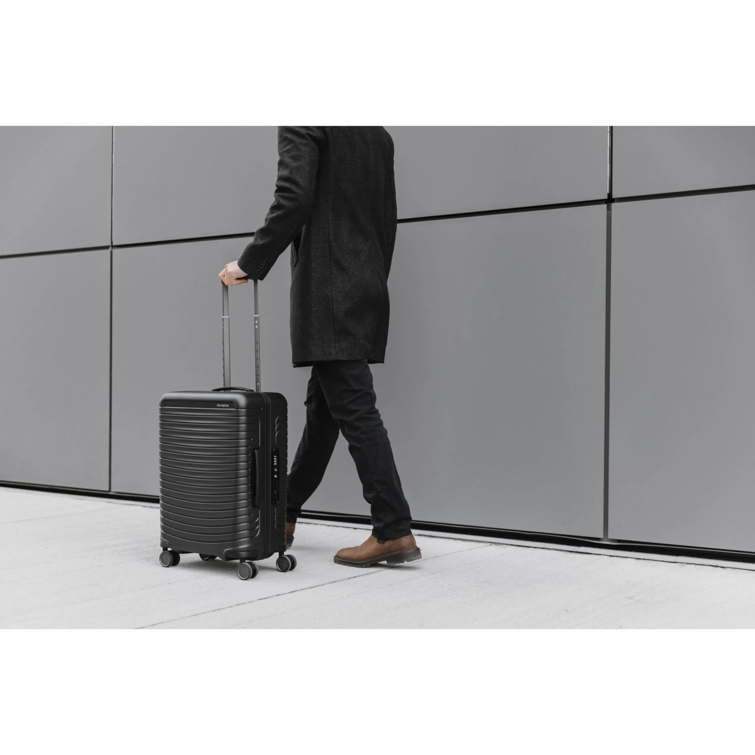 Samsonite Framelock Max Hartschalenkoffer mit Spinner-Rädern, Leichter Reisekoffer ohne Reißverschluss (Großer Spinner) Taschen Samsonite