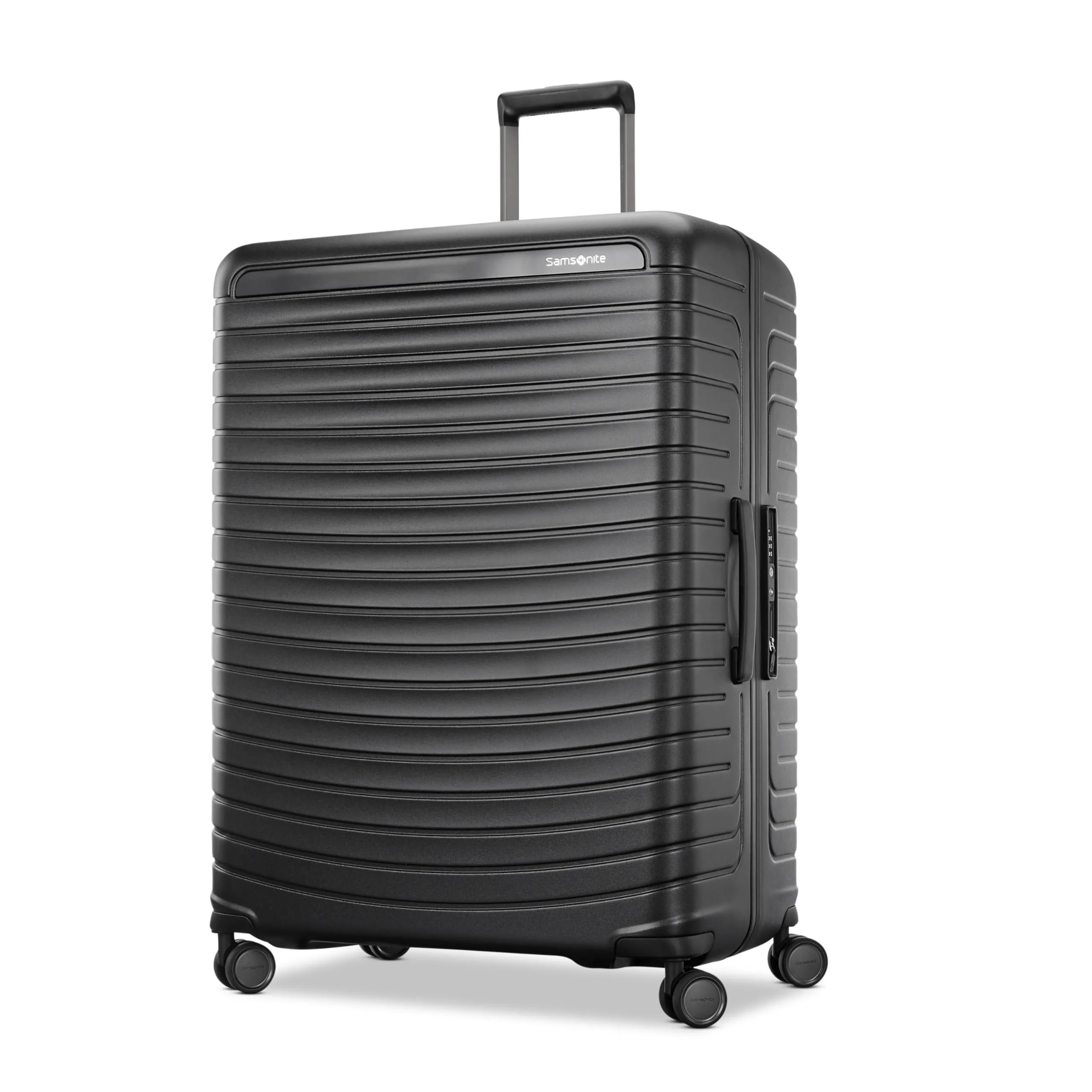 Samsonite Framelock Max Hartschalenkoffer mit Spinner-Rädern, Leichter Reisekoffer ohne Reißverschluss (Großer Spinner) Taschen Samsonite