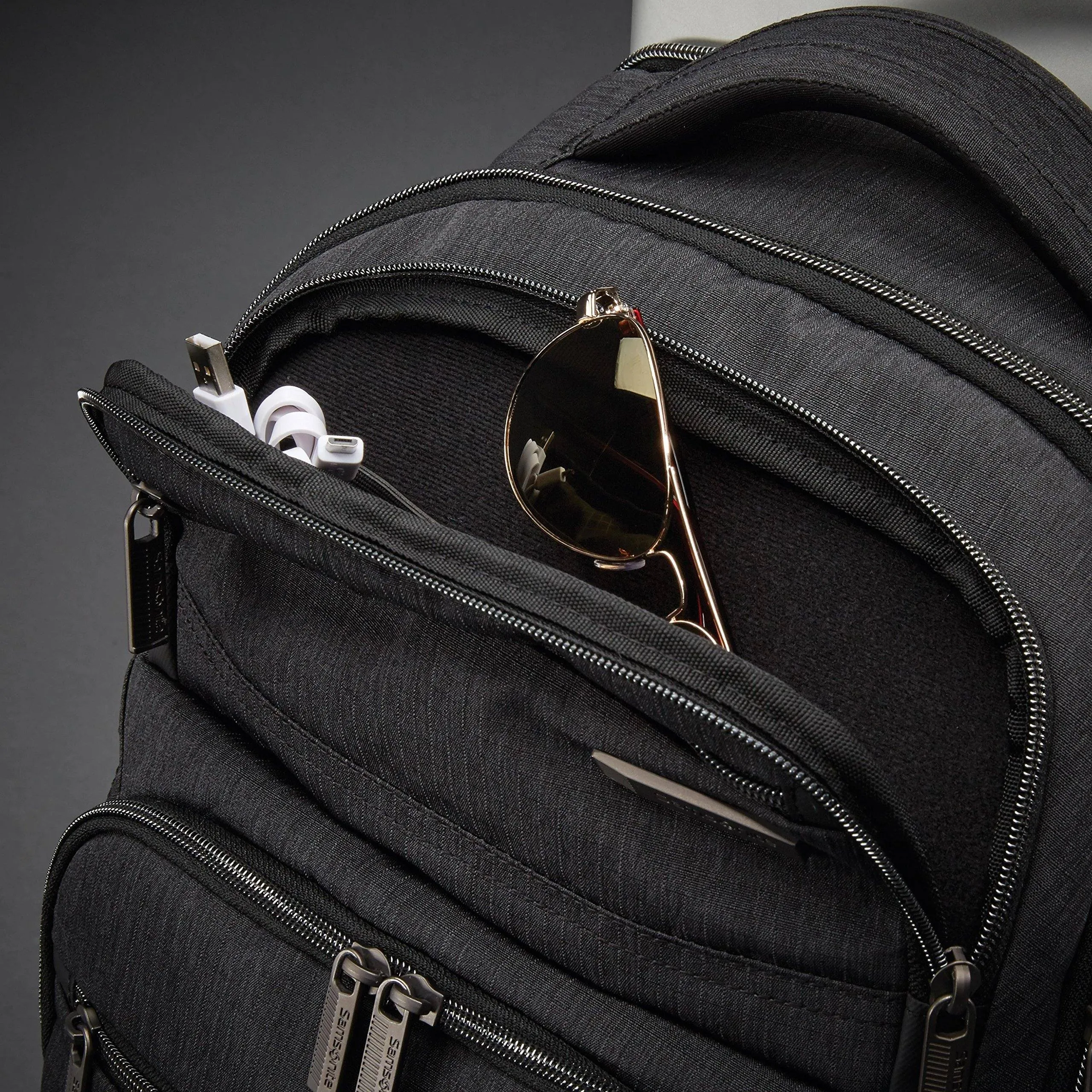 Samsonite Modern Utility Doppelschuss Laptop-Rucksack Taschen Samsonite
