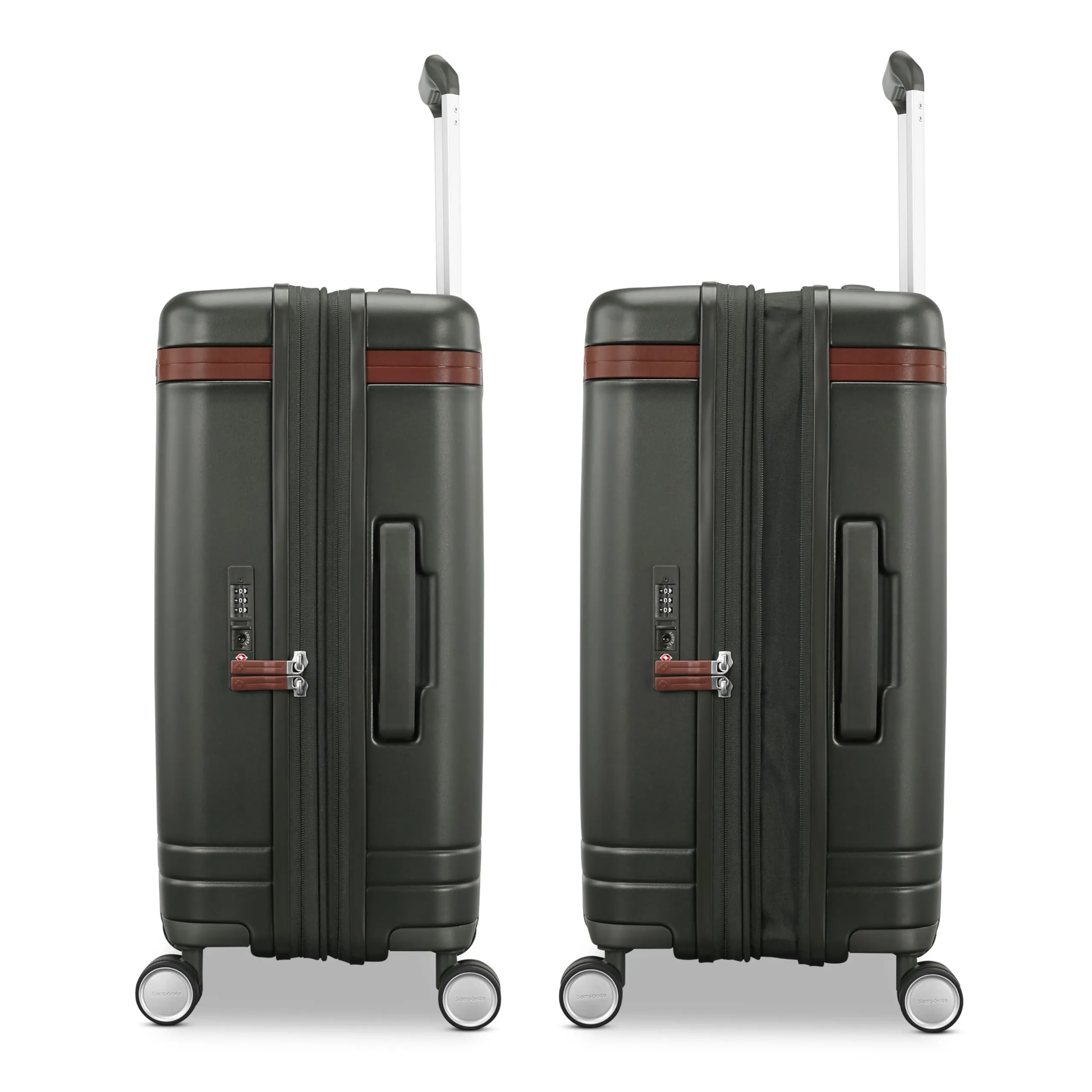 Samsonite Virtuosa Hartschalen-Koffer mit Drehrädern und erweiterbarem Fassungsvermögen