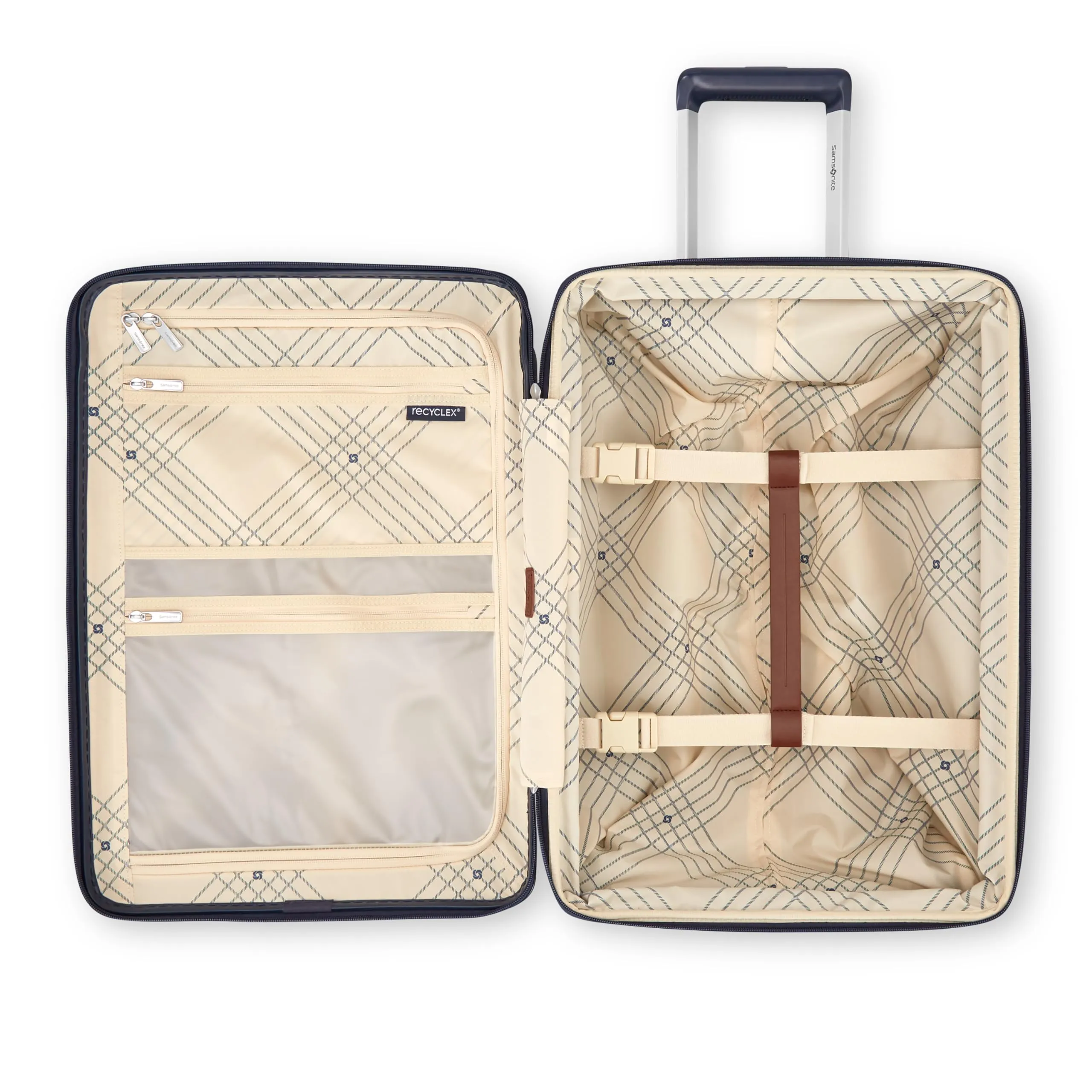 Samsonite Virtuosa Hartschalen-Koffer mit Drehrädern und erweiterbarem Fassungsvermögen