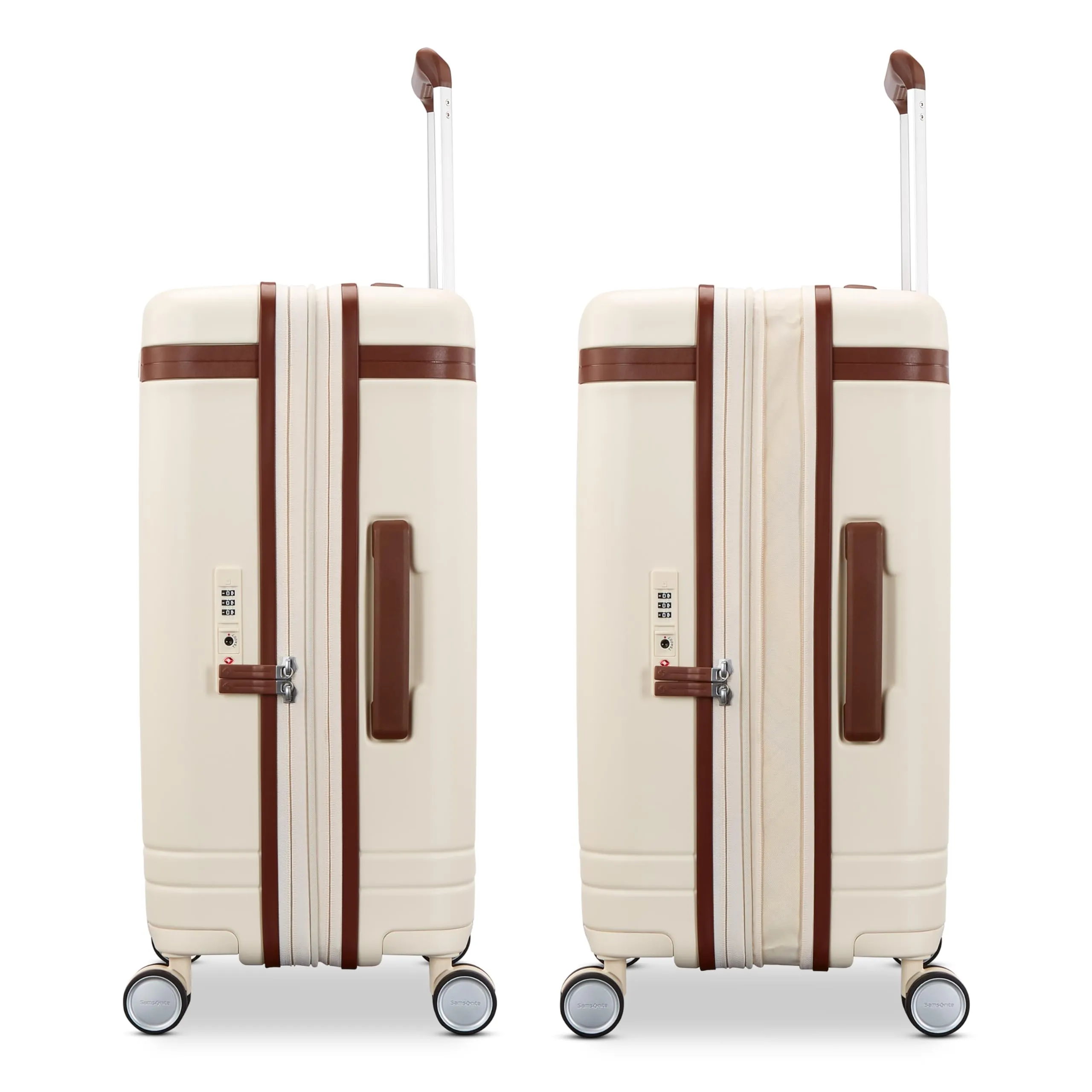 Samsonite Virtuosa Hartschalen-Koffer mit Drehrädern und erweiterbarem Fassungsvermögen
