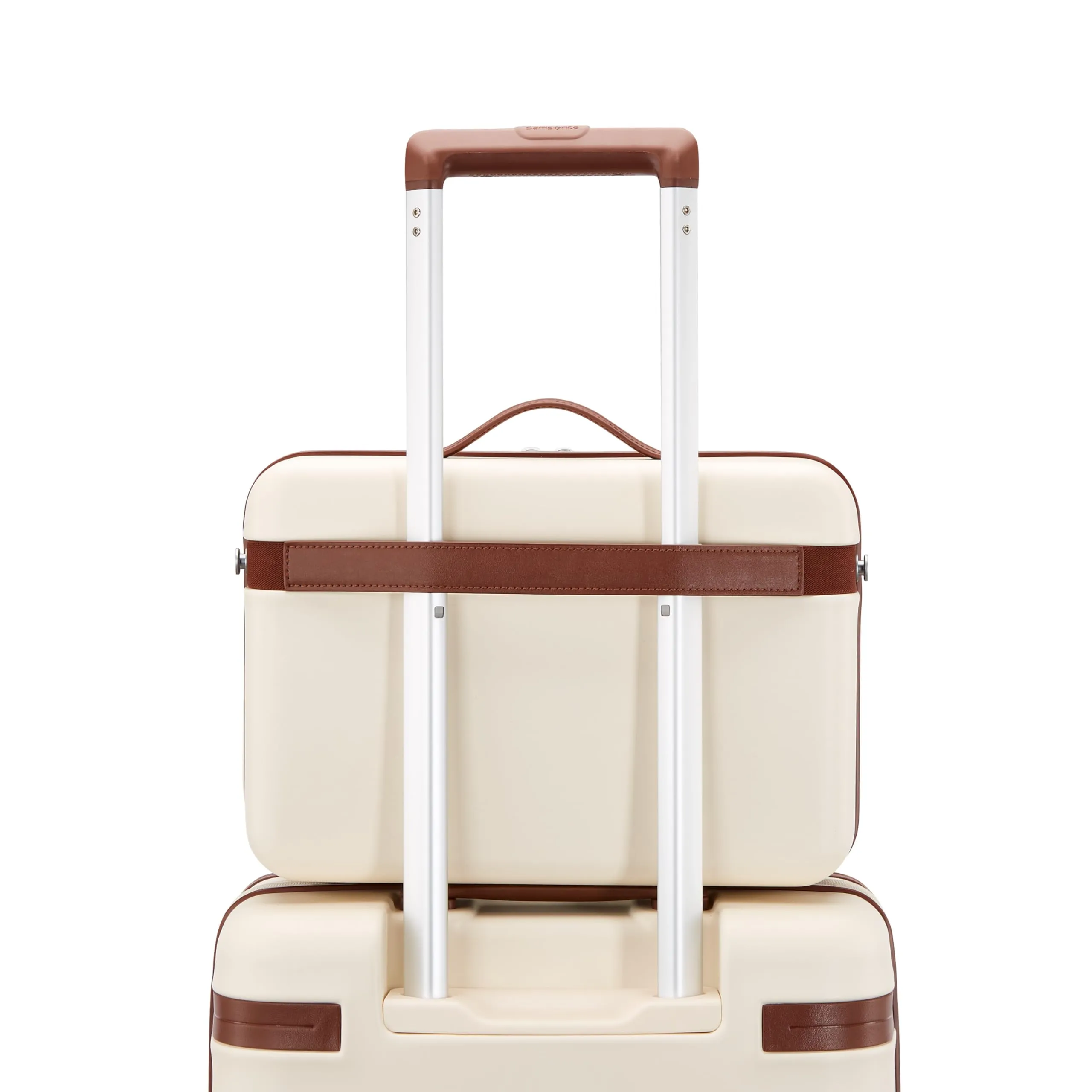 Samsonite Virtuosa Hartschalen-Kosmetikkoffer, Crossbody Reise-Make-up-Tasche mit abnehmbarem Trageriemen