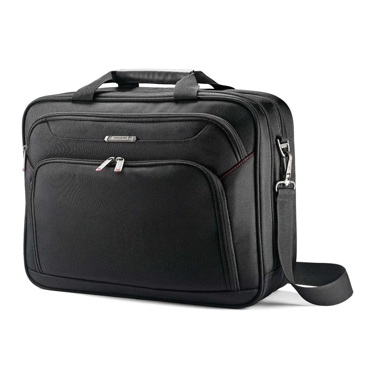 Samsonite Xenon 3.0 Gusset Check-Point Friendly Tech Locker Aktentasche, Schwarz, Doppeltasche Samsonite