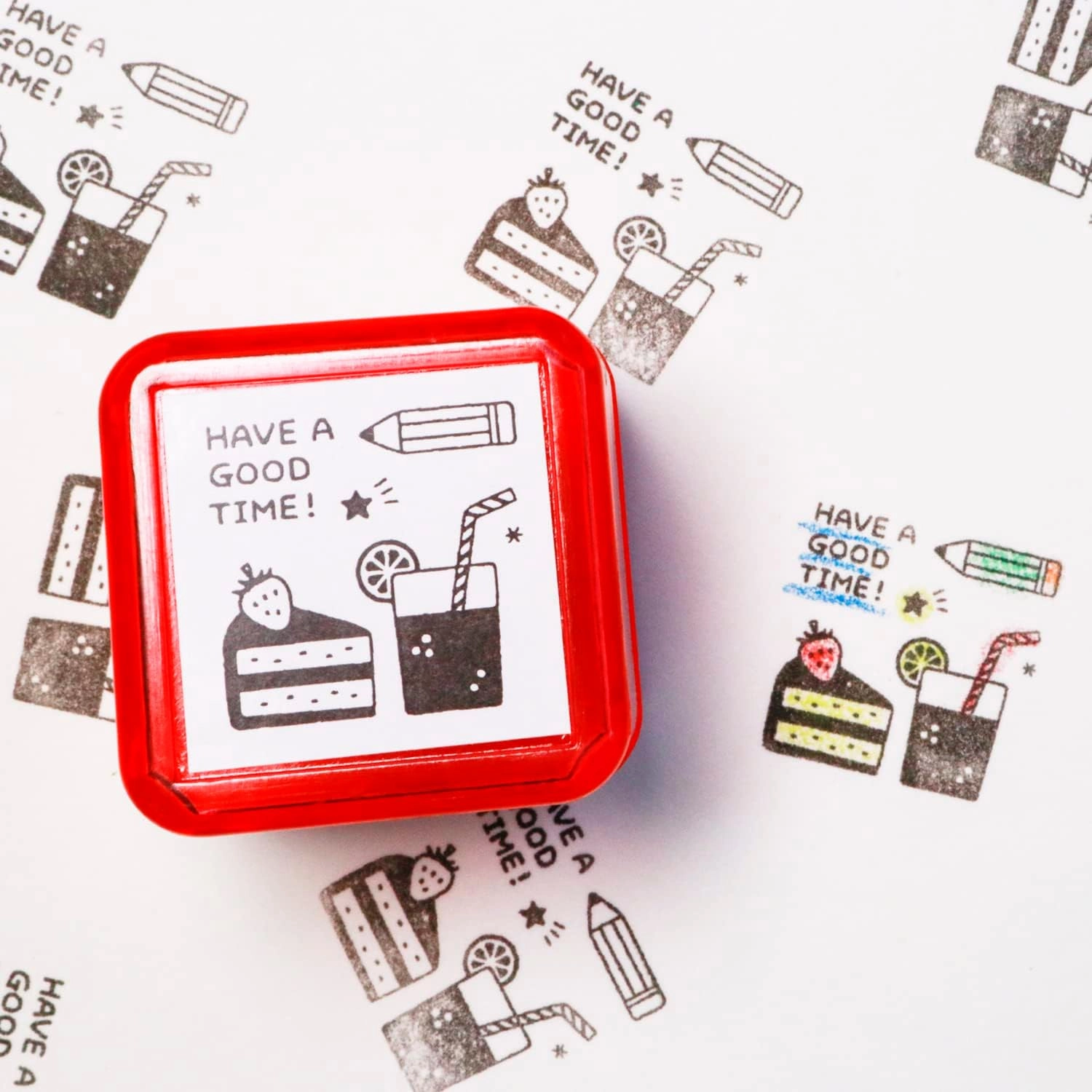 antislip vegan Sanby X Eric Small Things Pre-Inked Stamp Sweets