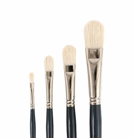 vintage set Sanp! Paintbrush - Filbert, Hog Hair