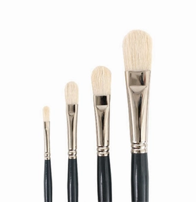 vintage set Sanp! Paintbrush - Filbert, Hog Hair