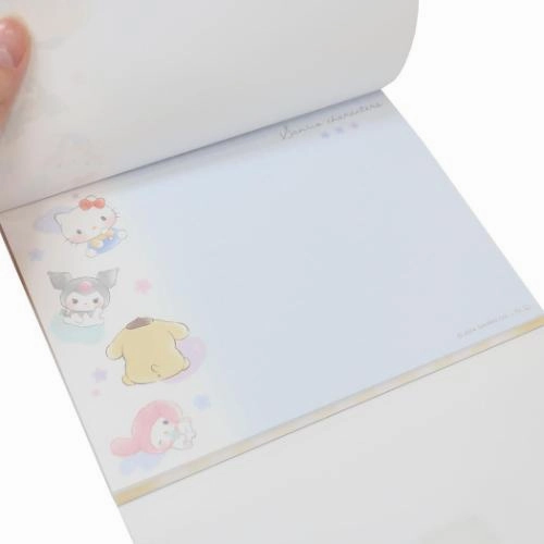 Sanrio Characters Happy Flower Garden Notepad multipack