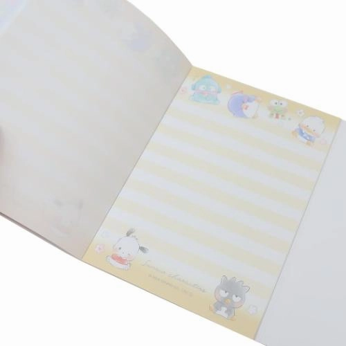 Sanrio Characters Happy Flower Garden Notepad vintage flexible
