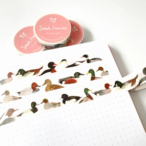 Sarah Frances British Ducks Washi Tape retractable