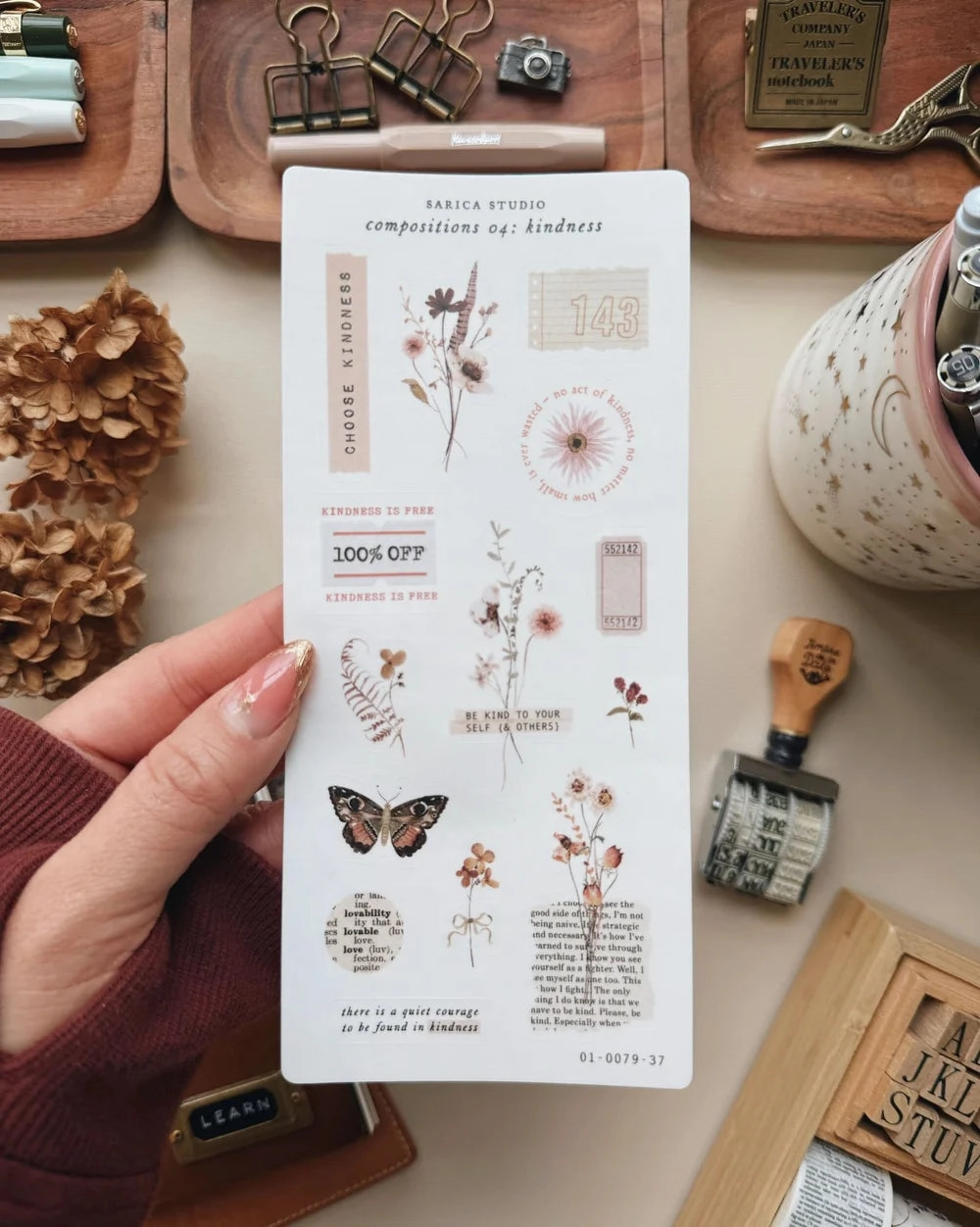 Sarica Studio Compositions 04: Kindness paper