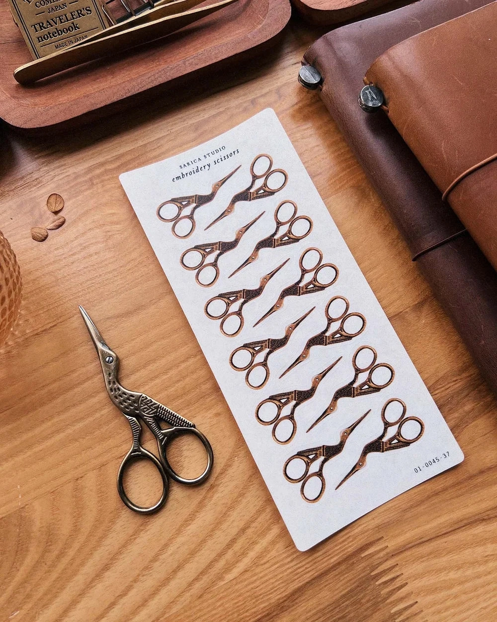 shiny resilient Sarica Studio Embroidery Scissors Stickers