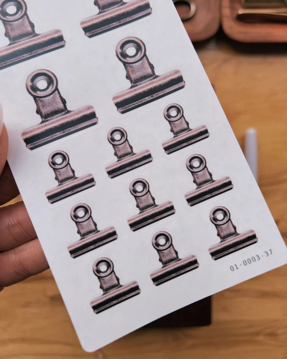 Sarica Studio Vintage Bulldog Clip Stickers exclusive bulk