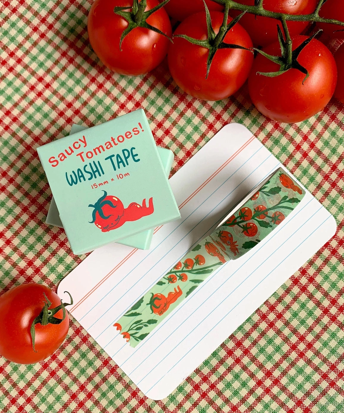 Saucy Tomatoes! Washi Tape compact