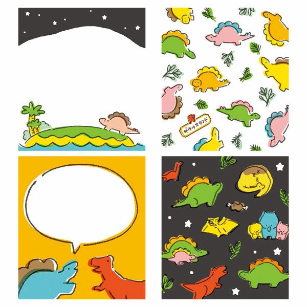 gift Saurus Land Memo Pad Stegosaurus