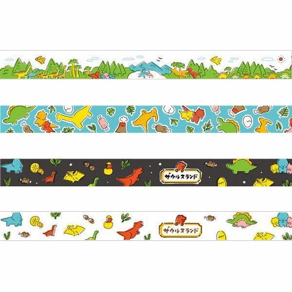 Saurus Land Washi Tape Days Of Land automatic