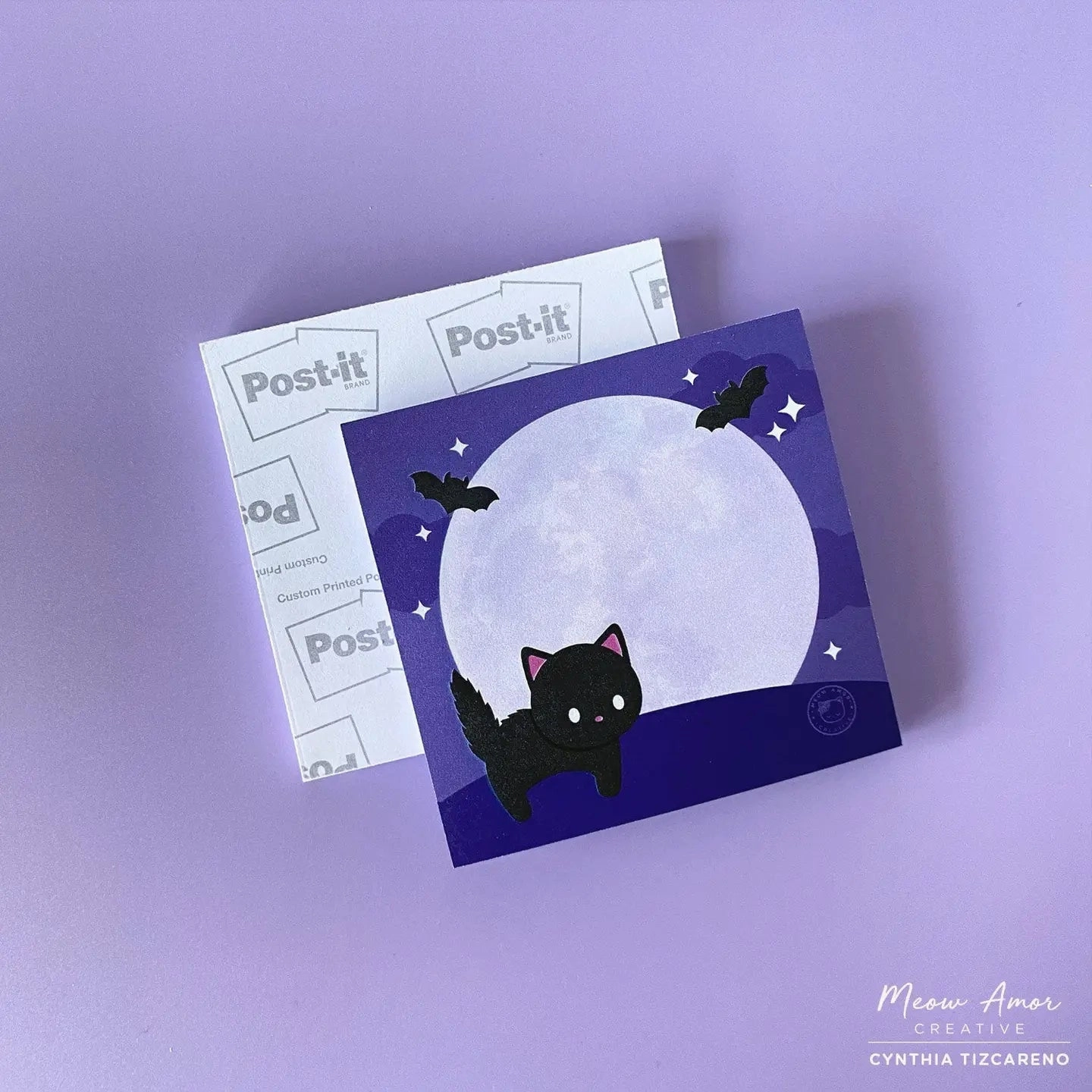 set lasting Scaredy Cat Sticky Notes