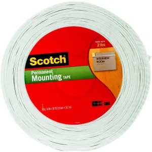 Scotch Double-Sided Foam Mounting Tape - 3/4" X 38Yd giant