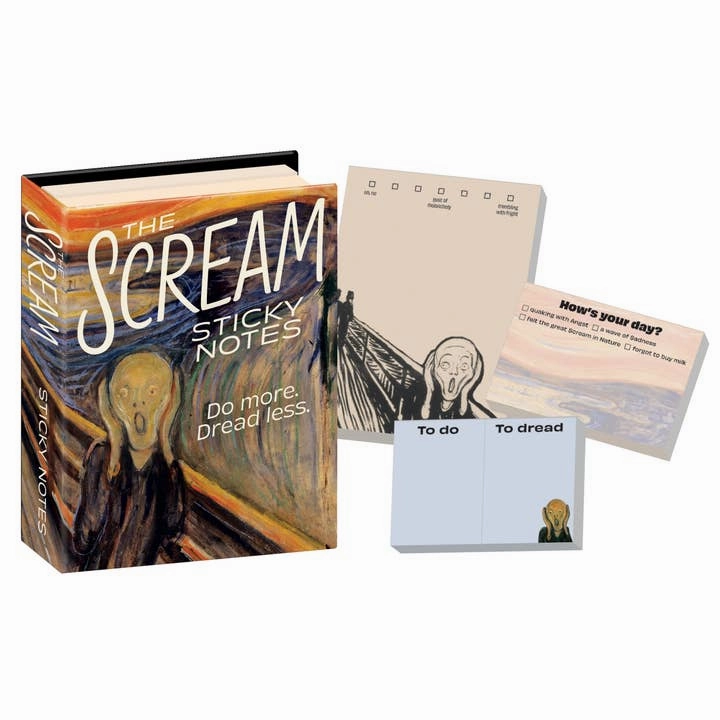 solid collectible Scream Sticky Notes
