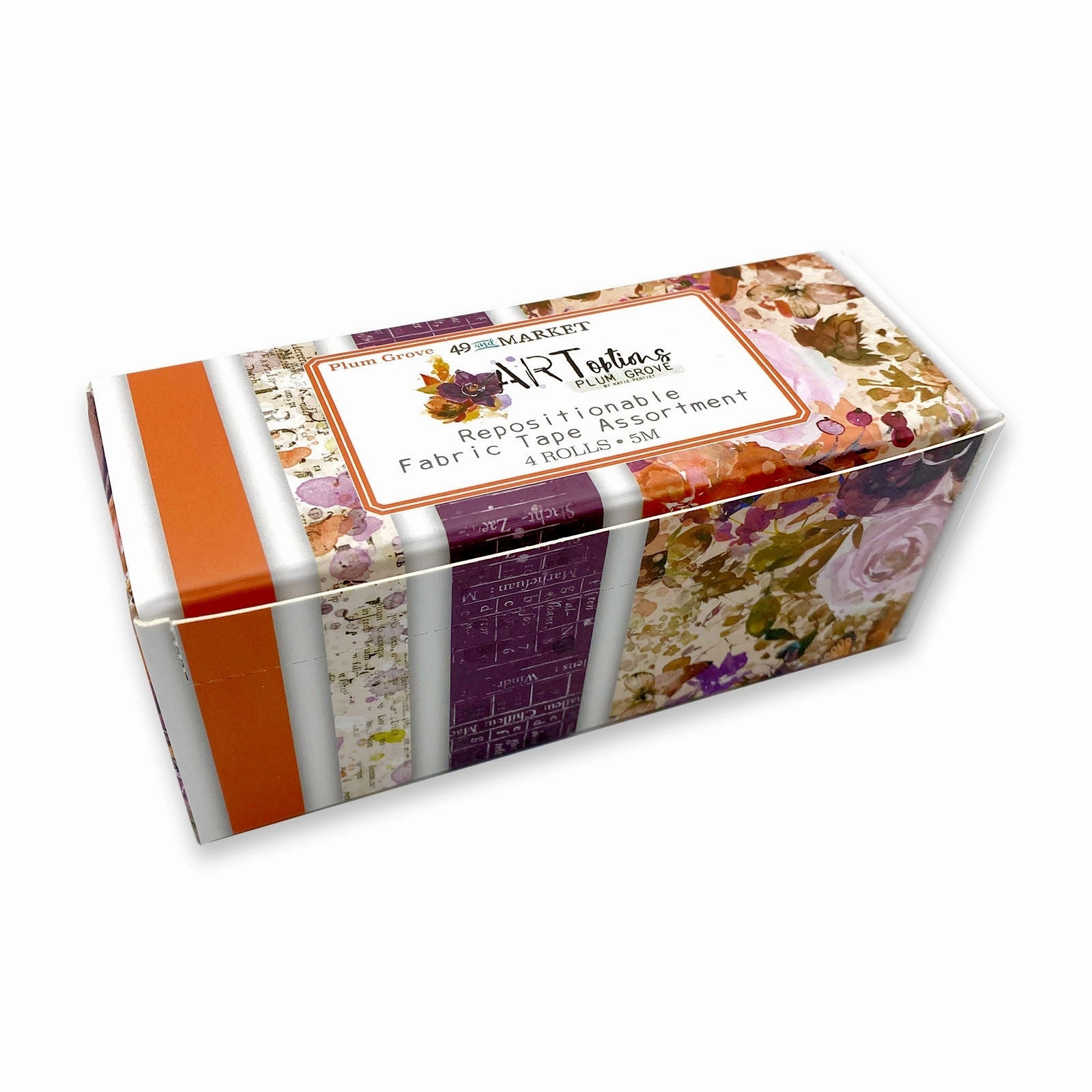 bamboo Artoptions Plum Grove Fabric Tape Assortment 4/Rolls