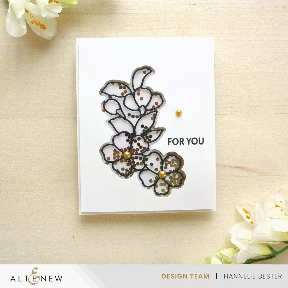 glossy Bold Blooms Die Set