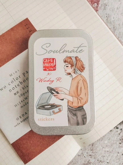 nonslip Cafe Analog X Windry R - Soulmate Girls Stickers In Tin