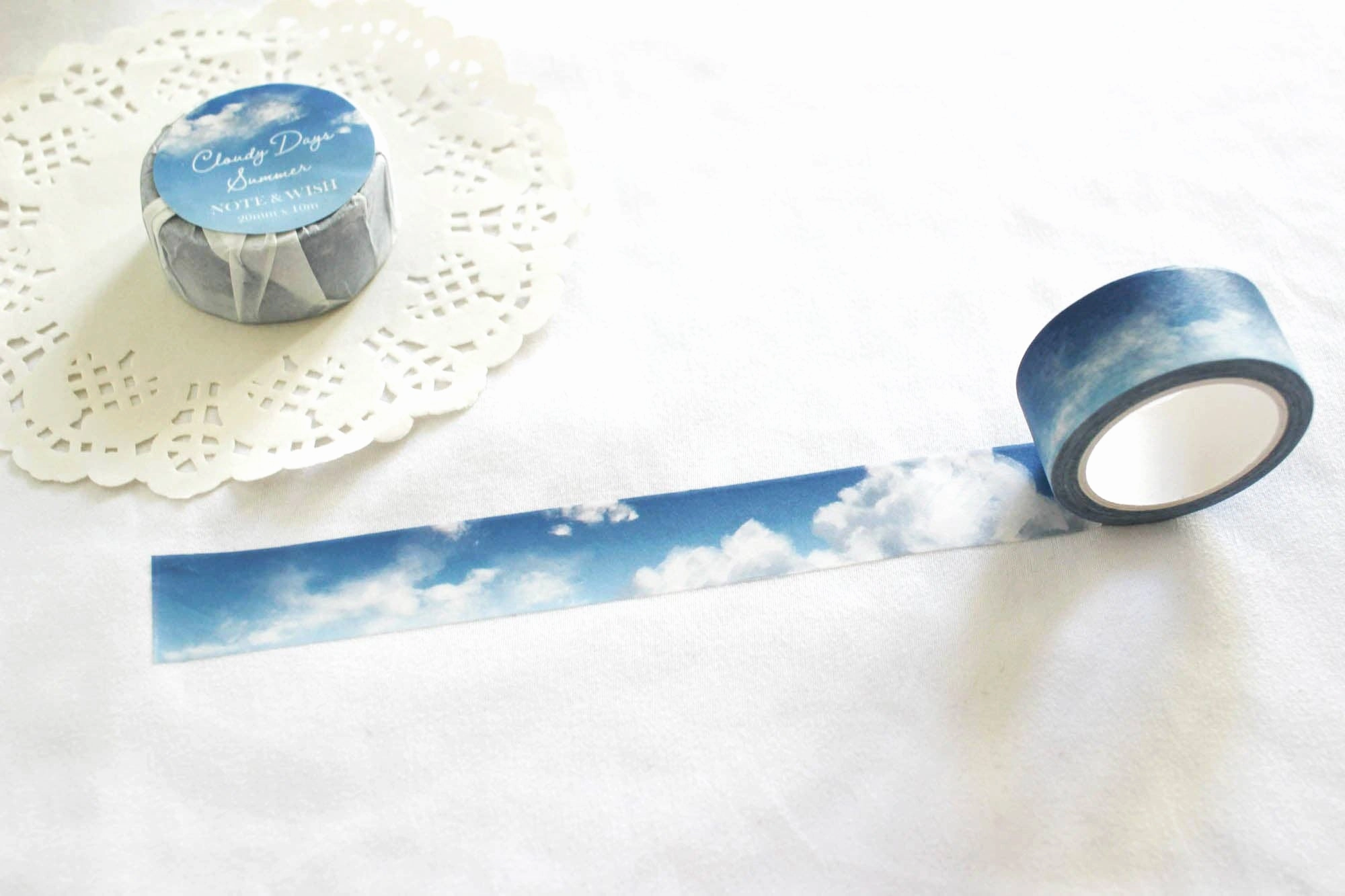Cloudy Days Summer Washi Tape mini