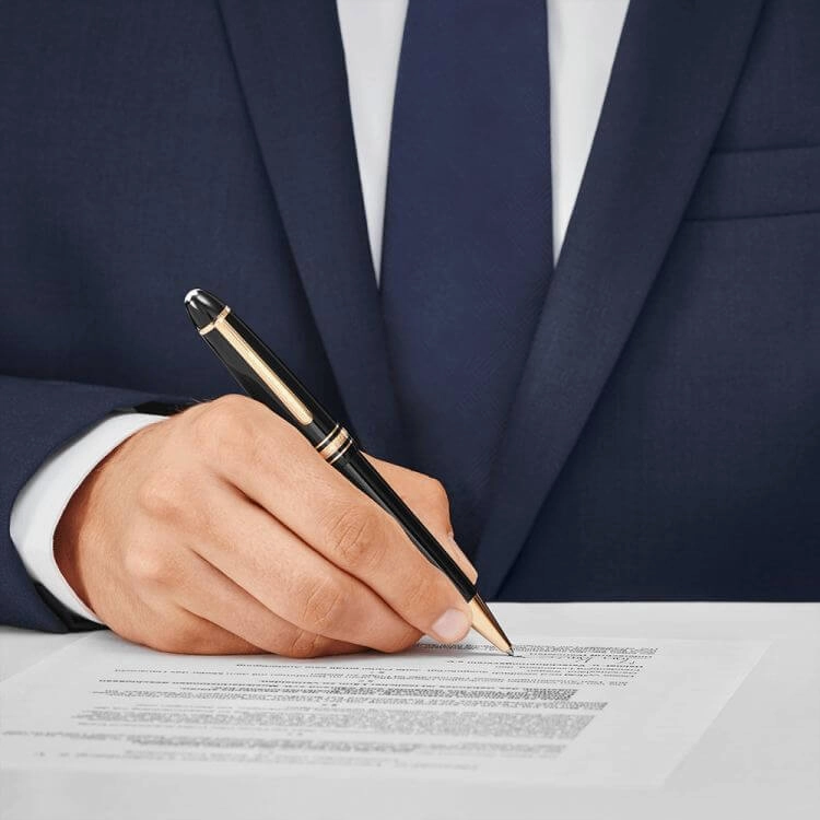 alloy Montblanc Meisterstck Gold-Coated Legrand Ballpoint Pen