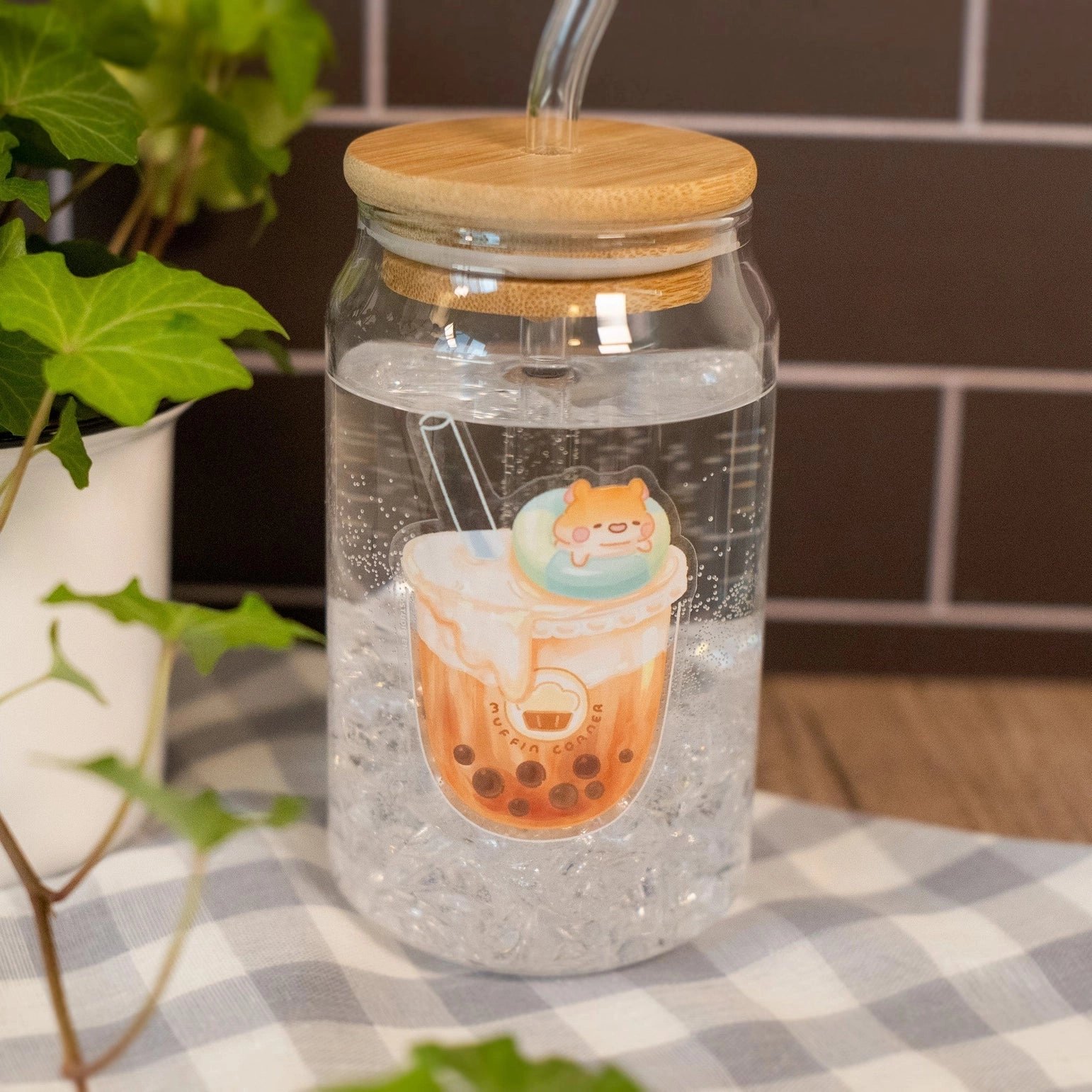 valuable Studio Enon Muffinmaru Boba Sticker
