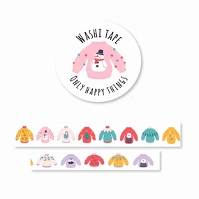 strong retro Sweater Weather Washi Tape