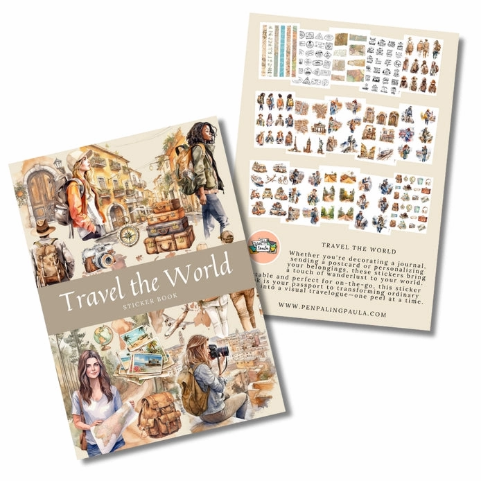 superior Travel The World Sticker Book