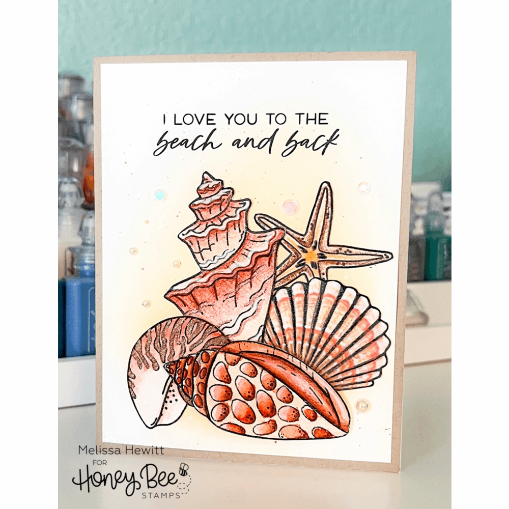 Seashells - 6X8 Stamp Set multipurpose