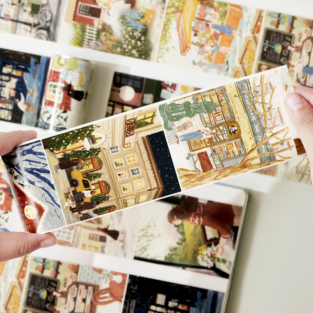 Season'S Passing Wide Washi / Pet Tape wooden