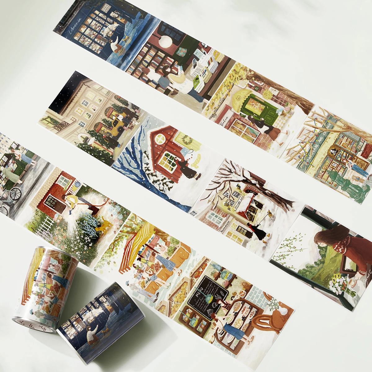 Season'S Passing Wide Washi / Pet Tape glossy vintage