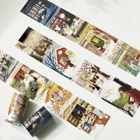 Season'S Passing Wide Washi / Pet Tape glossy vintage