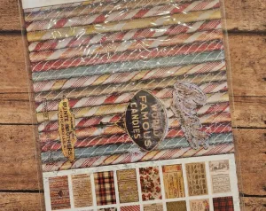 Tim Holtz Idea-Ology  Christmas Noel Backdrops versatile